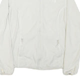 THE NORTH FACE Womens White Fleece Jacket S Polyester Blend Zip Outdoor Casual