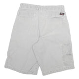 DICKIES Mens Shorts Grey Casual L W30 Cotton Blend Workwear Pockets