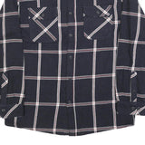 PACIFIC TRAIL Mens Black & White Check Shirt L Long Sleeve Casual Button Front