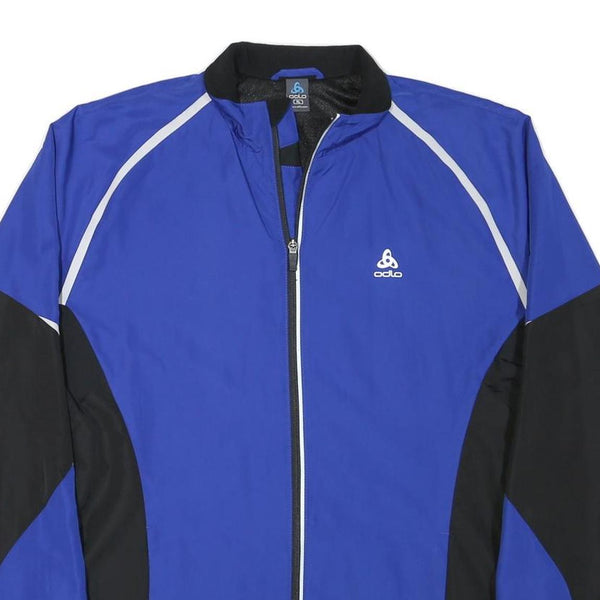 ODLO Mens Blue & Black Classic Zip Jacket XL Polyester Outdoor Sportswear