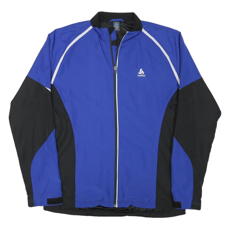 ODLO Mens Blue & Black Classic Zip Jacket XL Polyester Outdoor Sportswear