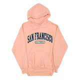 MV SPORT Womens Pink San Francisco California Pullover Hoodie S Cotton Blend
