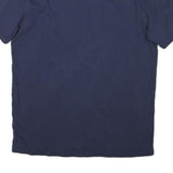 PUMA Mens Navy Blue Graphic T-Shirt L Short Sleeve Crew Neck Sportswear