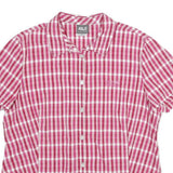 JACK WOLFSKIN Womens Pink & White Check Shirt XL Outdoor Casual Button-Up