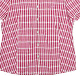JACK WOLFSKIN Womens Pink & White Check Shirt XL Outdoor Casual Button-Up
