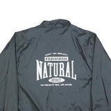 JINGLERS Mens Black Natural Spirit Zip Jacket XL Polyester Blend Plain