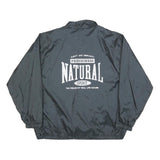 JINGLERS Mens Black Natural Spirit Zip Jacket XL Polyester Blend Plain