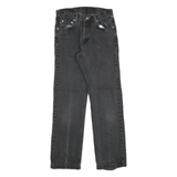 RALPH LAUREN Womens Slim Black Denim Jeans W25 L28 Stylish Cotton Blend Zip