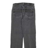 RALPH LAUREN Womens Slim Black Denim Jeans W25 L28 Stylish Cotton Blend Zip