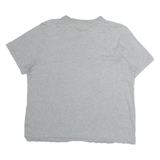NIKE Mens Grey Red Graphic T-Shirt L Short Sleeve Crew Neck Casual Sportswear