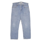 LEVI'S 505 Mens Jeans Blue Regular Straight Denim Medium W34 L30 Classic Zip