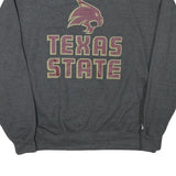 CHAMPION Mens Grey Texas State Crew Neck XL Cotton Blend Sweatshirt