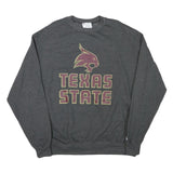 CHAMPION Mens Grey Texas State Crew Neck XL Cotton Blend Sweatshirt