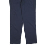 RED KAP Mens Cotton Blend Navy Regular Fit Straight Leg Trousers W38 L34