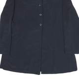 TAIFUN Womens Navy Button Jacket M Polyester Blend Plain Classic