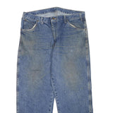DICKIES Mens Blue Regular Fit Straight Leg Denim W36 L28 Workwear Jeans