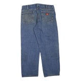 DICKIES Mens Blue Regular Fit Straight Leg Denim W36 L28 Workwear Jeans