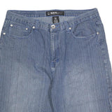 NBN GEAR Mens Denim Blue Shorts XL W38 Casual Cotton Blend Classic Fit