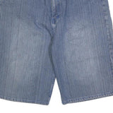NBN GEAR Mens Denim Blue Shorts XL W38 Casual Cotton Blend Classic Fit