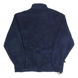 CHARLES RIVER APPAREL Mens Navy Bucknell Lacrosse Half Zip Polyester Fleece