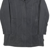 JACK WOLFSKIN Womens Black Outdoor Zip Jacket L Polyester Blend Plain Warm