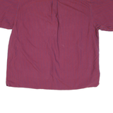 RIVERS Mens Red & Purple Striped Shirt L Button-Down Cotton Blend Casual