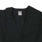 YESSICCA Womens Black Short Button Synthetic Jacket M Plain Cropped