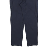 LEVI'S Mens Polyester Blend Navy Slim Straight Trousers W30 L26 Classic Fit Zip