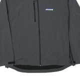 RUSSELL ATHLETIC Mens Grey Jacket 2XL Polyester Blend Zip Casual Outdoor