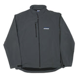 RUSSELL ATHLETIC Mens Grey Jacket 2XL Polyester Blend Zip Casual Outdoor