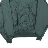SPORT-TEK Mens Green Jacket L Polyester Blend Plain Zip Casual Lightweight