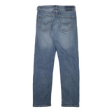 LEVI'S Mens Regular Fit Blue Denim Jeans W29 L30 Cotton Blend Zip Pocket