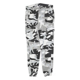 URBAN CLASSICS Mens Slim Cargo Camouflage Cotton Blend Trousers W30 L30 Pockets