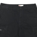 WRANGLER Mens Black Cargo Shorts XL W36 Cotton Blend Casual Outdoor