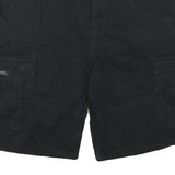 WRANGLER Mens Black Cargo Shorts XL W36 Cotton Blend Casual Outdoor