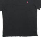 POLO RALPH LAUREN Mens Black & Red Classic T-Shirt M Short Sleeve Crew Neck