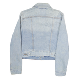 LEVI'S Womens Blue Denim Button Jacket L Cotton Classic Vintage Style Casual