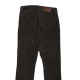 LAUREN RALPH LAUREN Womens Cotton Blend Brown Regular Fit Straight Trousers W30