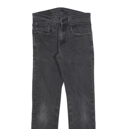 LEVI'S 510 Boys Jeans Black Slim Skinny Denim W28 L28 Cotton Blend