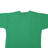 MADISON Mens Green Plain T-Shirt L Short Sleeve Crew Neck Casual Wear