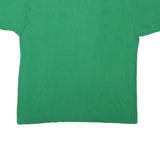 MADISON Mens Green Plain T-Shirt L Short Sleeve Crew Neck Casual Wear