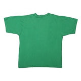 MADISON Mens Green Plain T-Shirt L Short Sleeve Crew Neck Casual Wear