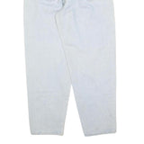 CAMION Womens Regular Fit Light Blue Denim Jeans W30 L32 Patch Detail Zip