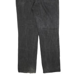 LEVI'S Mens Black Regular Fit Straight Denim Jeans W38 L32 Classic Zip Closure