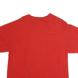 DELTA Mens Red Graphic T-Shirt L Short Sleeve Crew Neck USA Emblem