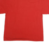 DELTA Mens Red Graphic T-Shirt L Short Sleeve Crew Neck USA Emblem