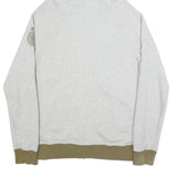 NIKE Mens Grey & Olive 1908 Zip Up Hoodie L Casual Sportswear Sweatshirt