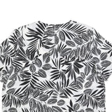 MODERN ESSENTIALS Womens Black & White Printed Short Sleeve Round Neck Top XL