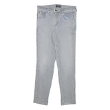 ARMANI JEANS Womens Slim Light Blue Denim Jeans W27 L26 Stylish Zip Closure