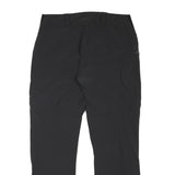 MILLET Womens Black Regular Fit Straight Trousers W32 L30 Outdoor Zip Closure
